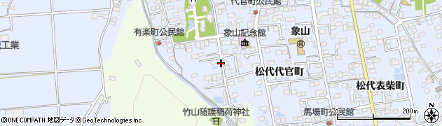 長野県長野市松代町松代竹山町周辺の地図