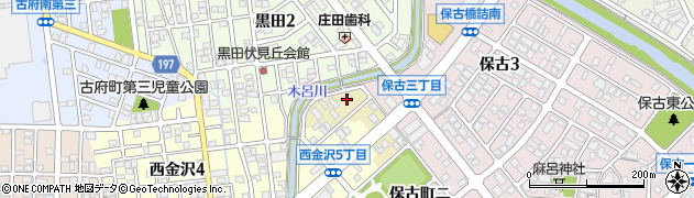 石川県金沢市保古町ニ174周辺の地図