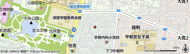 栃木県宇都宮市住吉町5周辺の地図