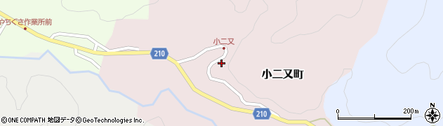 石川県金沢市小二又町オ周辺の地図