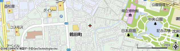 鶴田3号児童公園周辺の地図