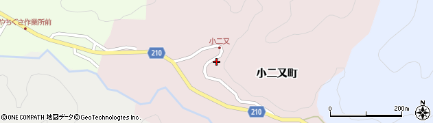 石川県金沢市小二又町（オ）周辺の地図