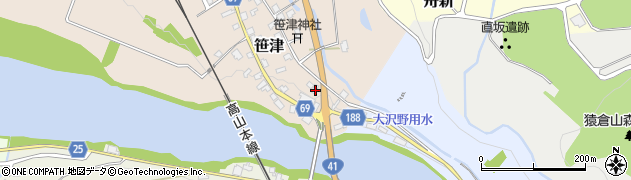 富山県富山市笹津752周辺の地図