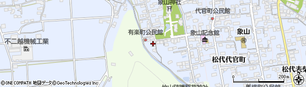 長野県長野市松代町（松代有楽町）周辺の地図