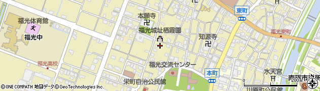 富山県南砺市福光（荒町）周辺の地図