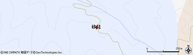 富山県富山市砂見周辺の地図
