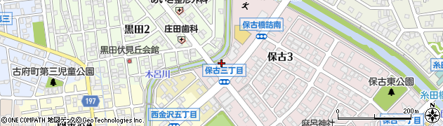 ヤングドライグループヤングドライ金沢西支店周辺の地図