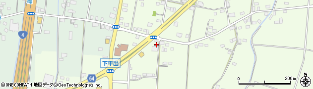 栃木県宇都宮市下平出町161周辺の地図