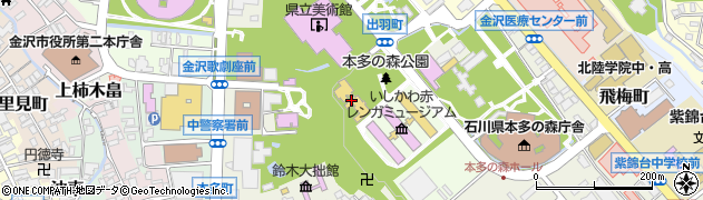 国立工芸館周辺の地図