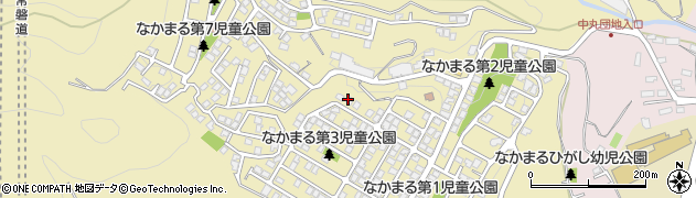 茨城県日立市中丸町周辺の地図