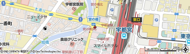 株式会社アークファイナンス　宇都宮支店周辺の地図