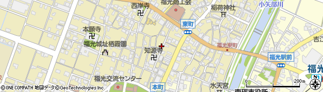 富山県南砺市福光（五宝町）周辺の地図