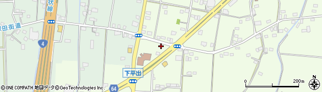 栃木県宇都宮市下平出町159周辺の地図