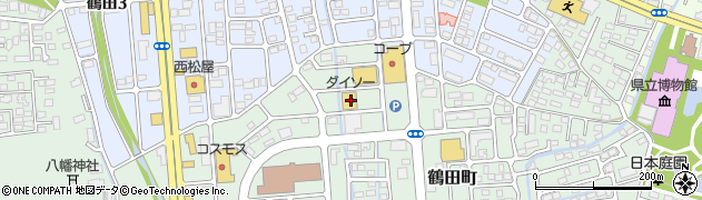 ダイソーコープ宇都宮鶴田店周辺の地図