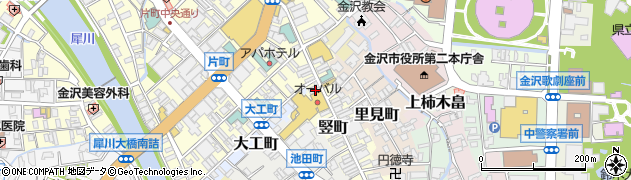 石川県金沢市竪町85周辺の地図