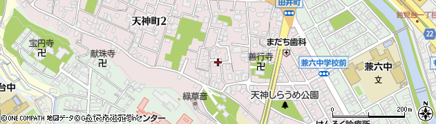 石川県金沢市天神町周辺の地図