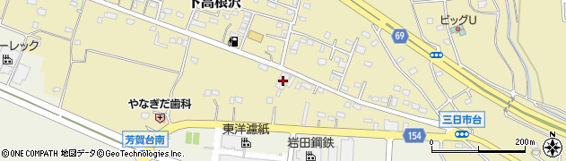 栃木県芳賀郡芳賀町下高根沢3851周辺の地図