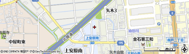 石川県金沢市上安原南4周辺の地図