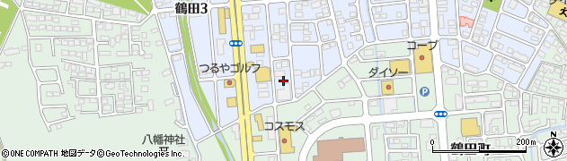 栃木県宇都宮市鶴田2丁目46周辺の地図