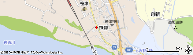 富山県富山市笹津338周辺の地図