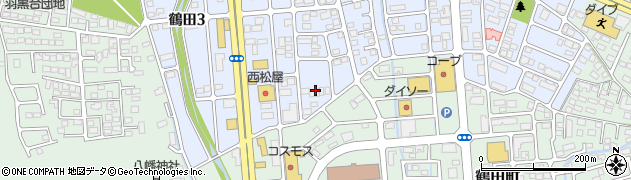 栃木県宇都宮市鶴田2丁目45周辺の地図