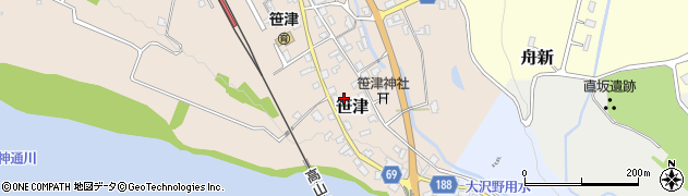 富山県富山市笹津782周辺の地図