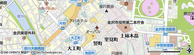 石川県金沢市竪町41周辺の地図