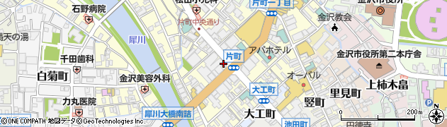 金澤紅屋周辺の地図