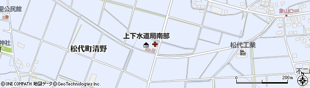 長野市上下水道局　浄水課南部出張所周辺の地図