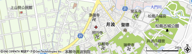 富山県南砺市三日町周辺の地図