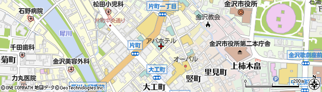 アパホテル金沢中央周辺の地図
