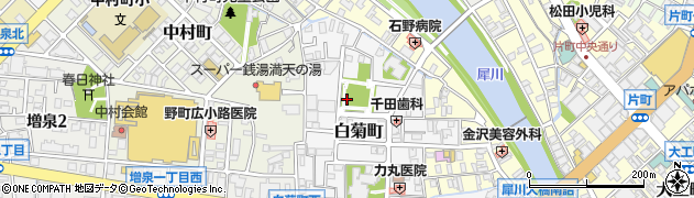 石川県金沢市白菊町15周辺の地図