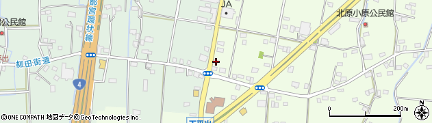 栃木県宇都宮市下平出町163周辺の地図