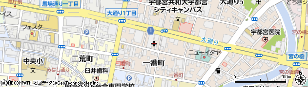 ぐんぎんリース株式会社　宇都宮支店周辺の地図