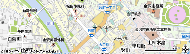 アパホテル金沢片町ＥＸＣＥＬＬＥＮＴ周辺の地図