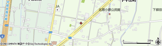 栃木県宇都宮市下平出町2313周辺の地図