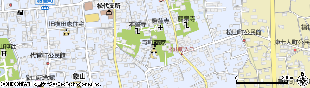 長野県長野市松代町（松代十五区）周辺の地図