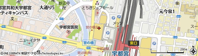 ダイソートナリエ宇都宮店周辺の地図