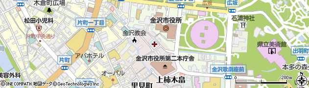 石川県金沢市柿木畠周辺の地図