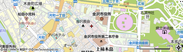 石川県金沢市柿木畠4周辺の地図