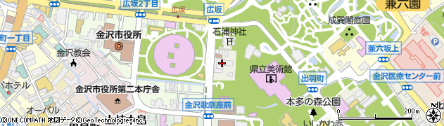 商工中金金沢支店周辺の地図
