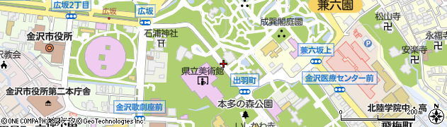 県立美術館周辺の地図