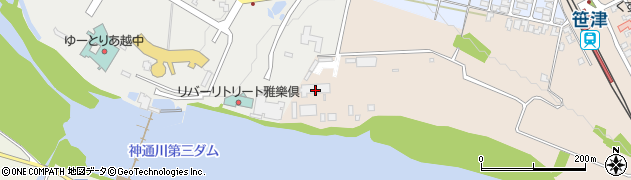 富山県富山市笹津1109周辺の地図