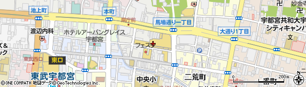 ＭＥＧＡドン・キホーテ宇都宮店周辺の地図