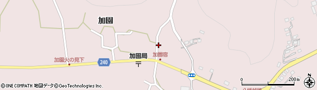 栃木県鹿沼市加園708周辺の地図