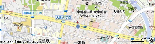 株式会社きこえの相談室　宇都宮店周辺の地図