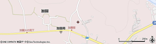 栃木県鹿沼市加園704周辺の地図