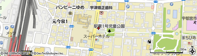 烏山信用金庫宇都宮支店周辺の地図
