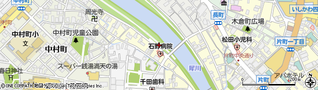石川県金沢市千日町周辺の地図