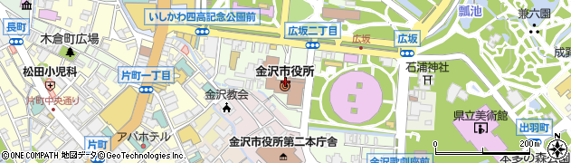 金沢　文化スポーツコミッション周辺の地図